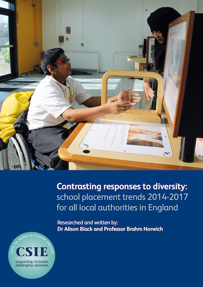 Contrasting responses to diversity: school placement trends 2014-2017 for all local authorities in England (2019)